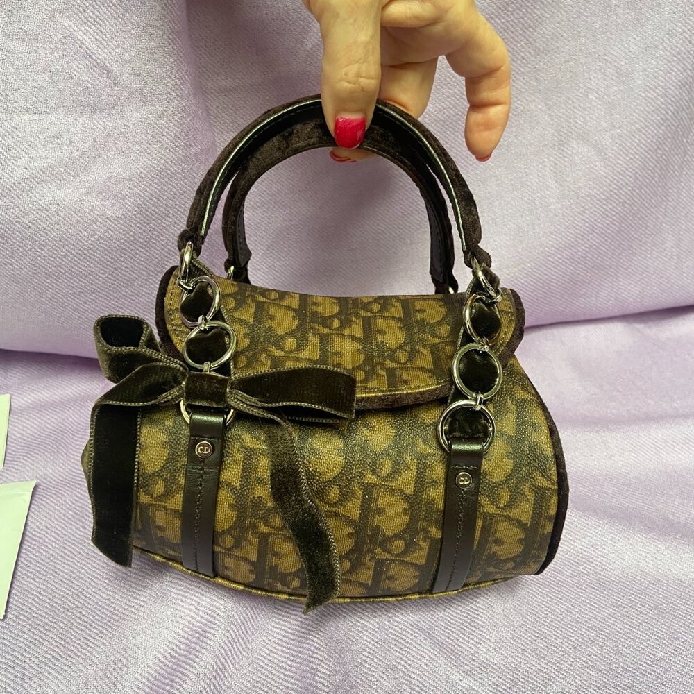 Christian Dior Monogram Romantic Trotter Handbag